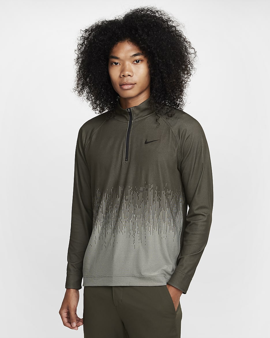 Nike dri fit half zip mens best sale